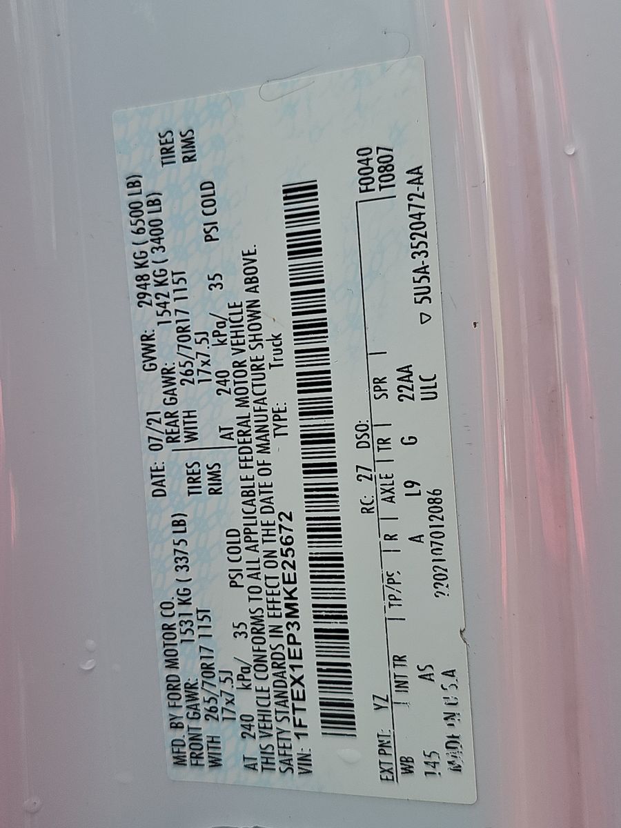 2021 Ford F-150 XL AWD