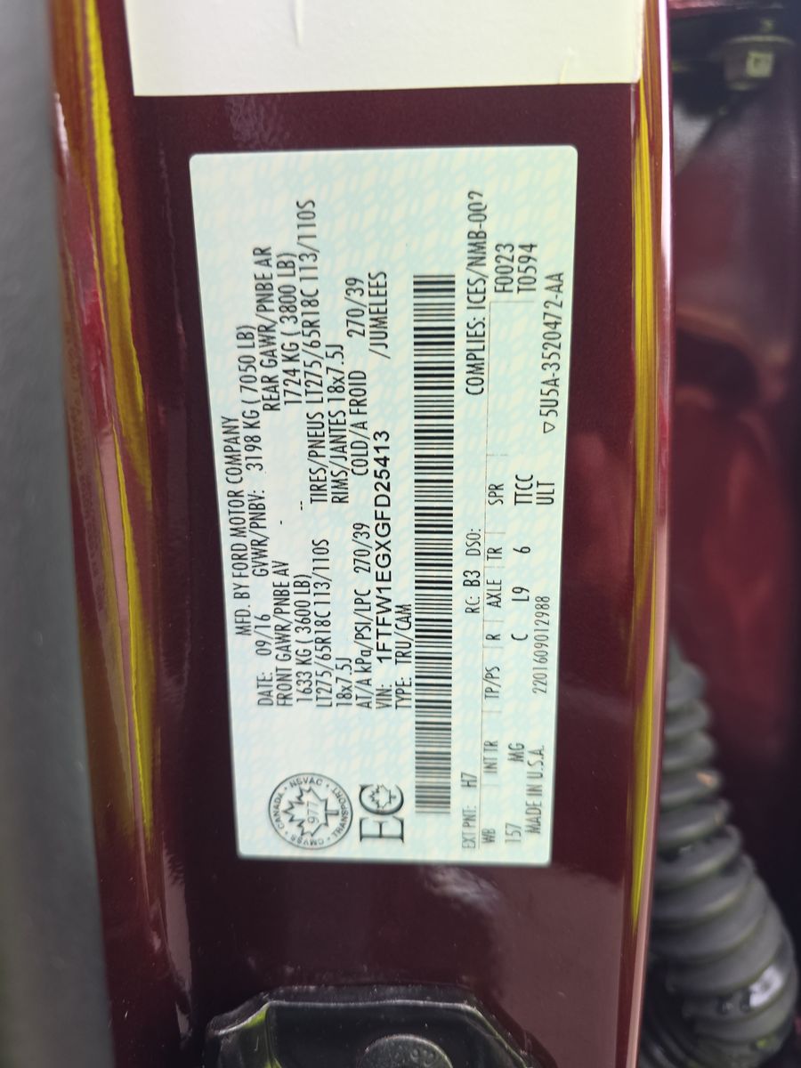 2016 Ford F-150 XLT AWD