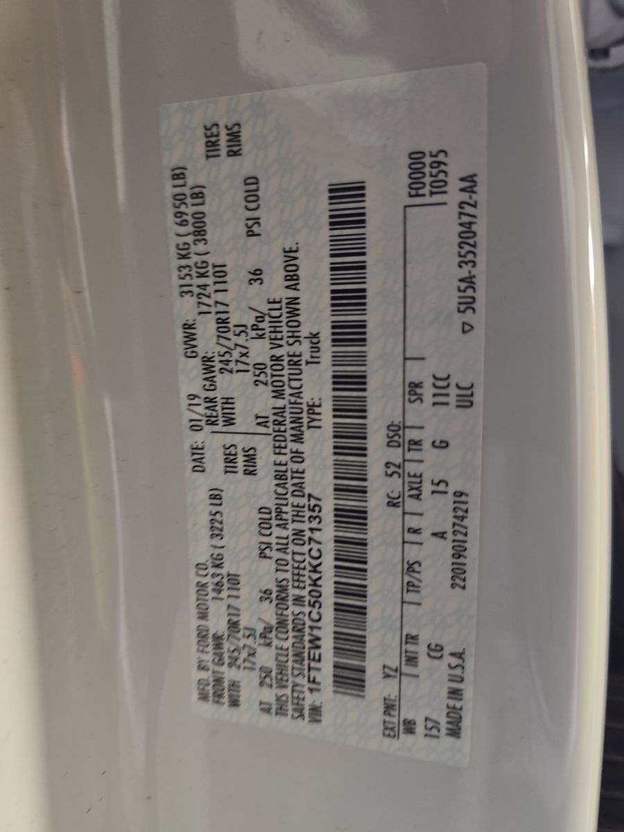 2019 Ford F-150 XL RWD