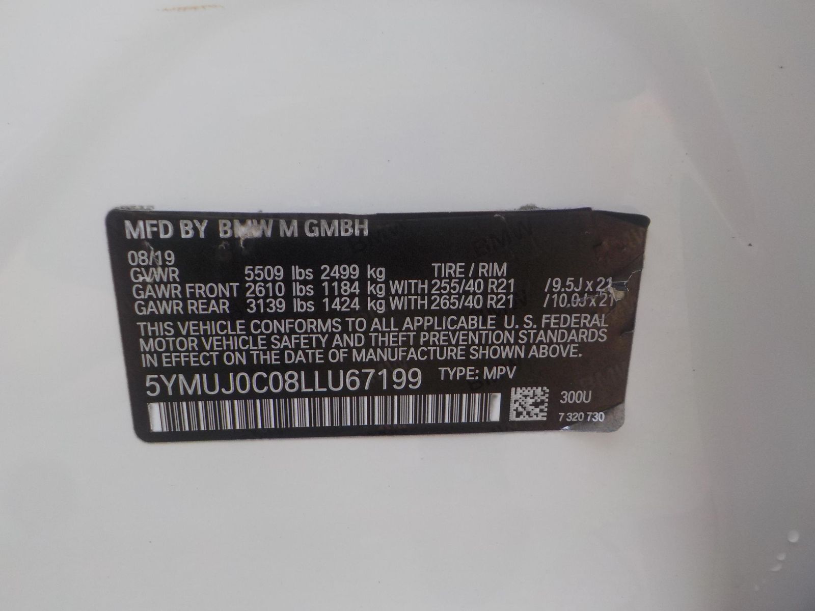 2020 BMW X4 M Base AWD