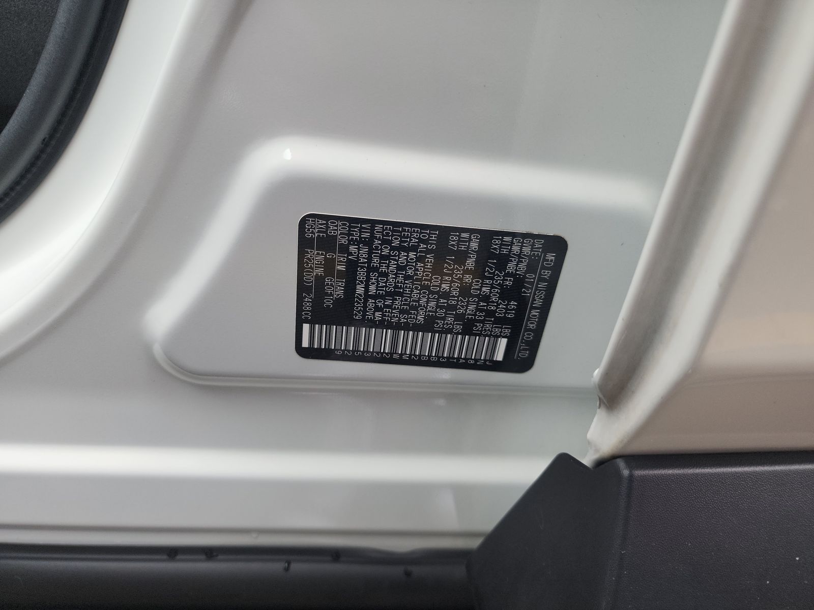 2021 Nissan Rogue SV AWD