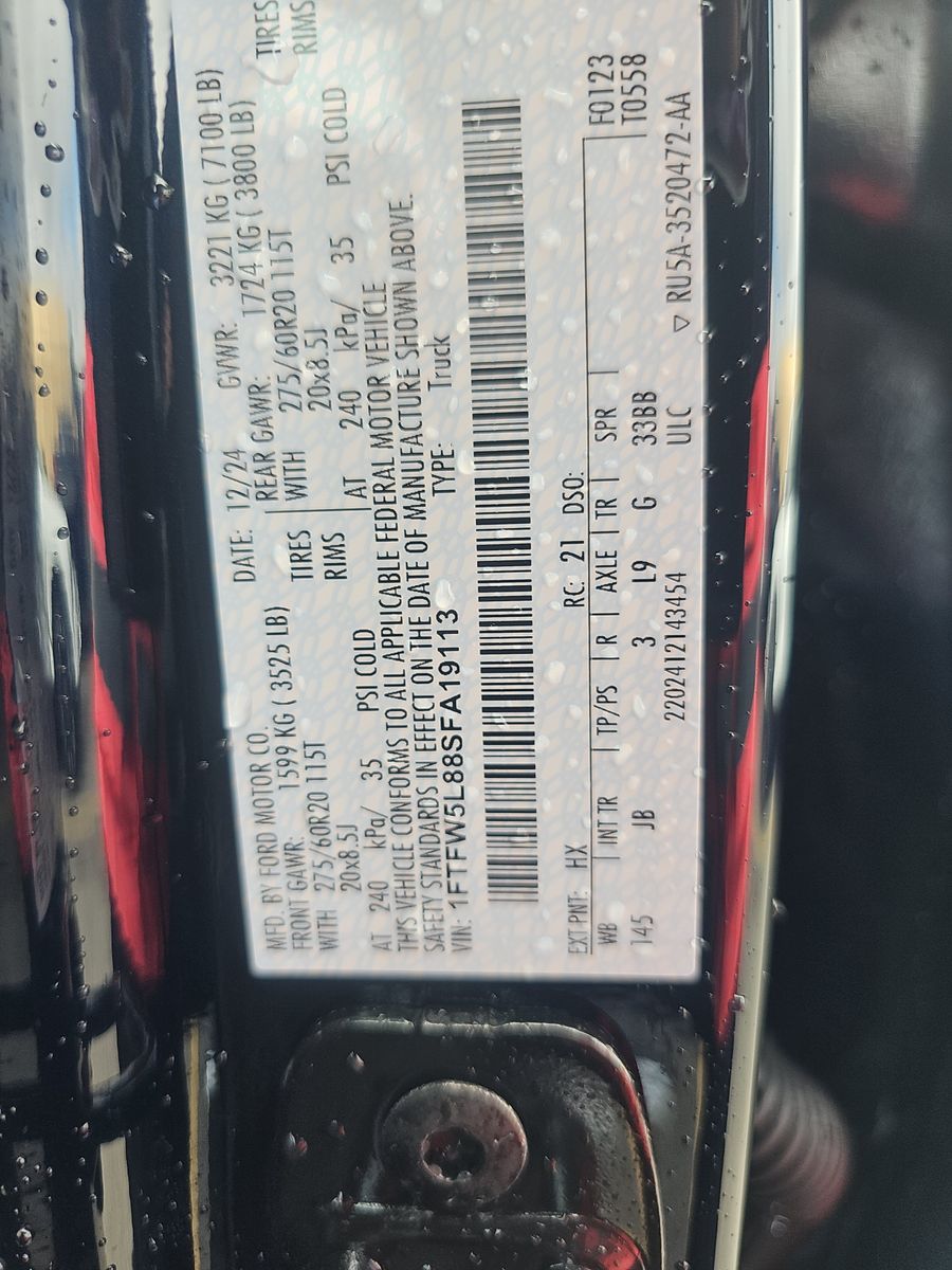 2025 Ford F-150 Lariat AWD