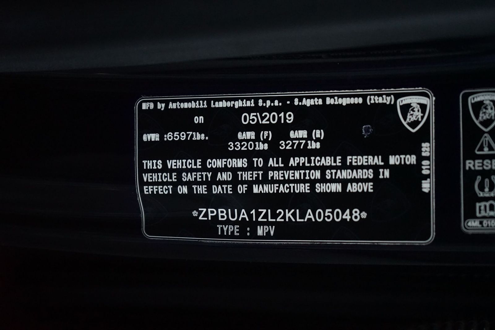 2019 Lamborghini Urus Base AWD