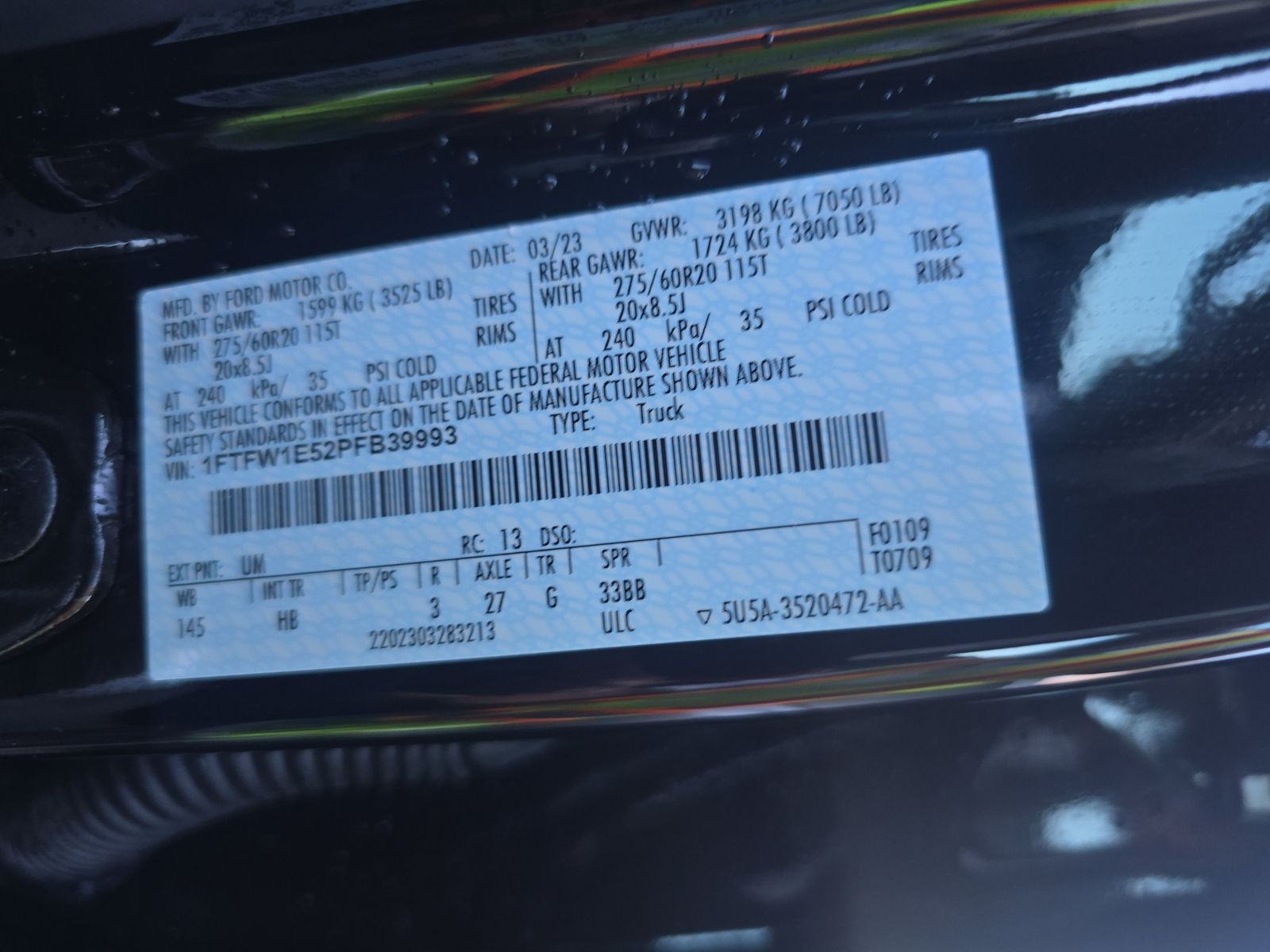 2023 Ford F-150 Lariat AWD