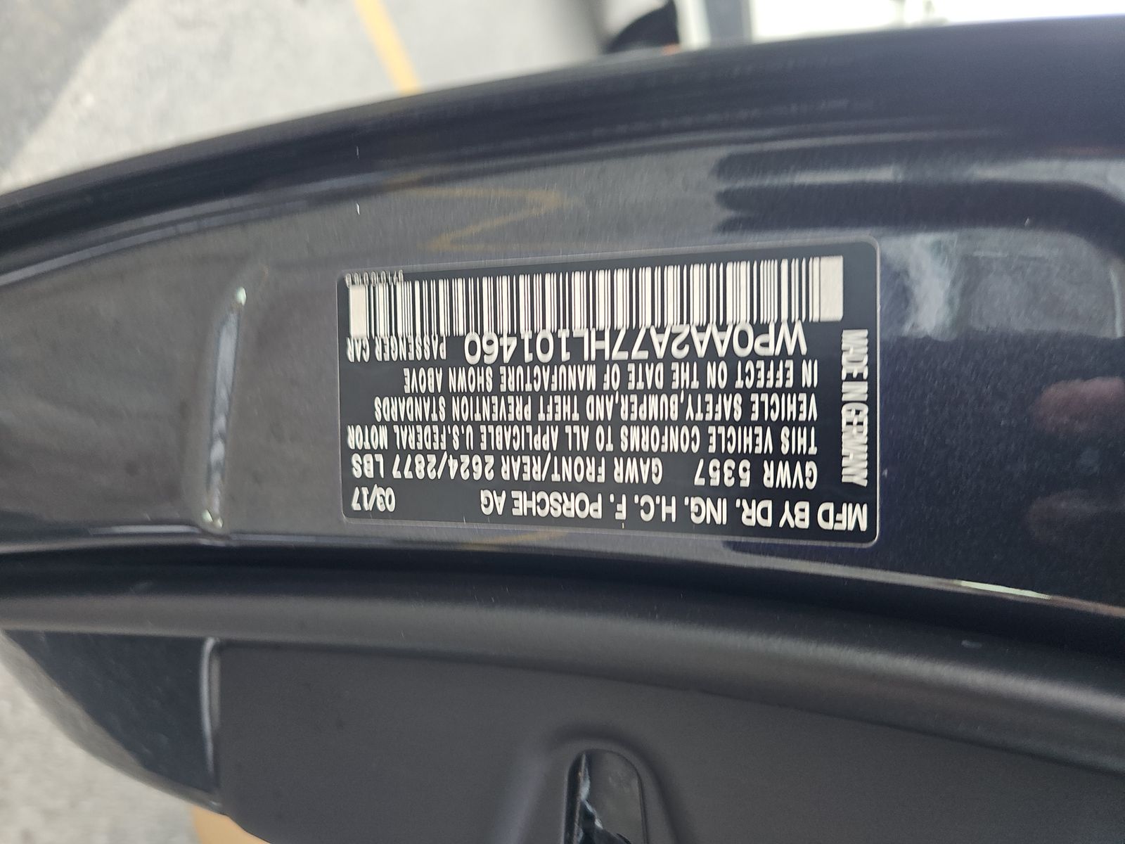 2017 Porsche Panamera 4 AWD