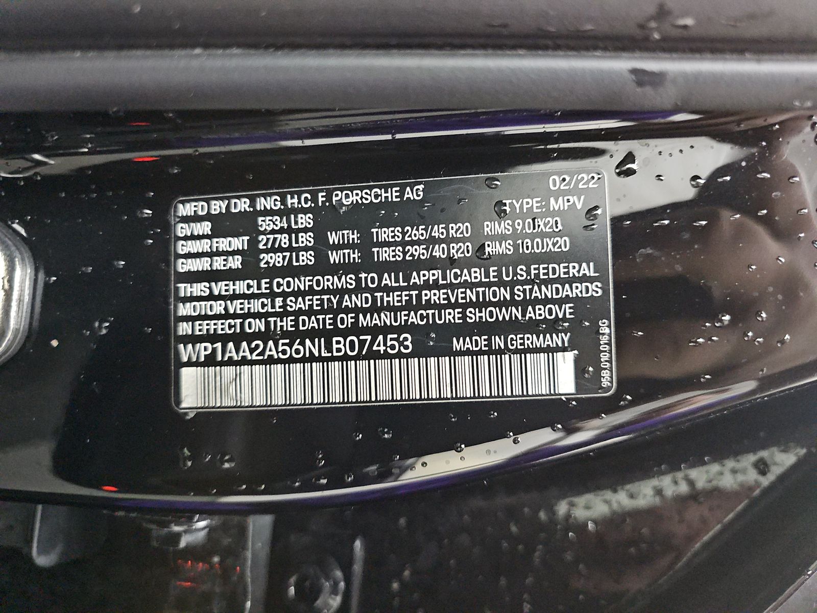 2022 Porsche Macan Base AWD