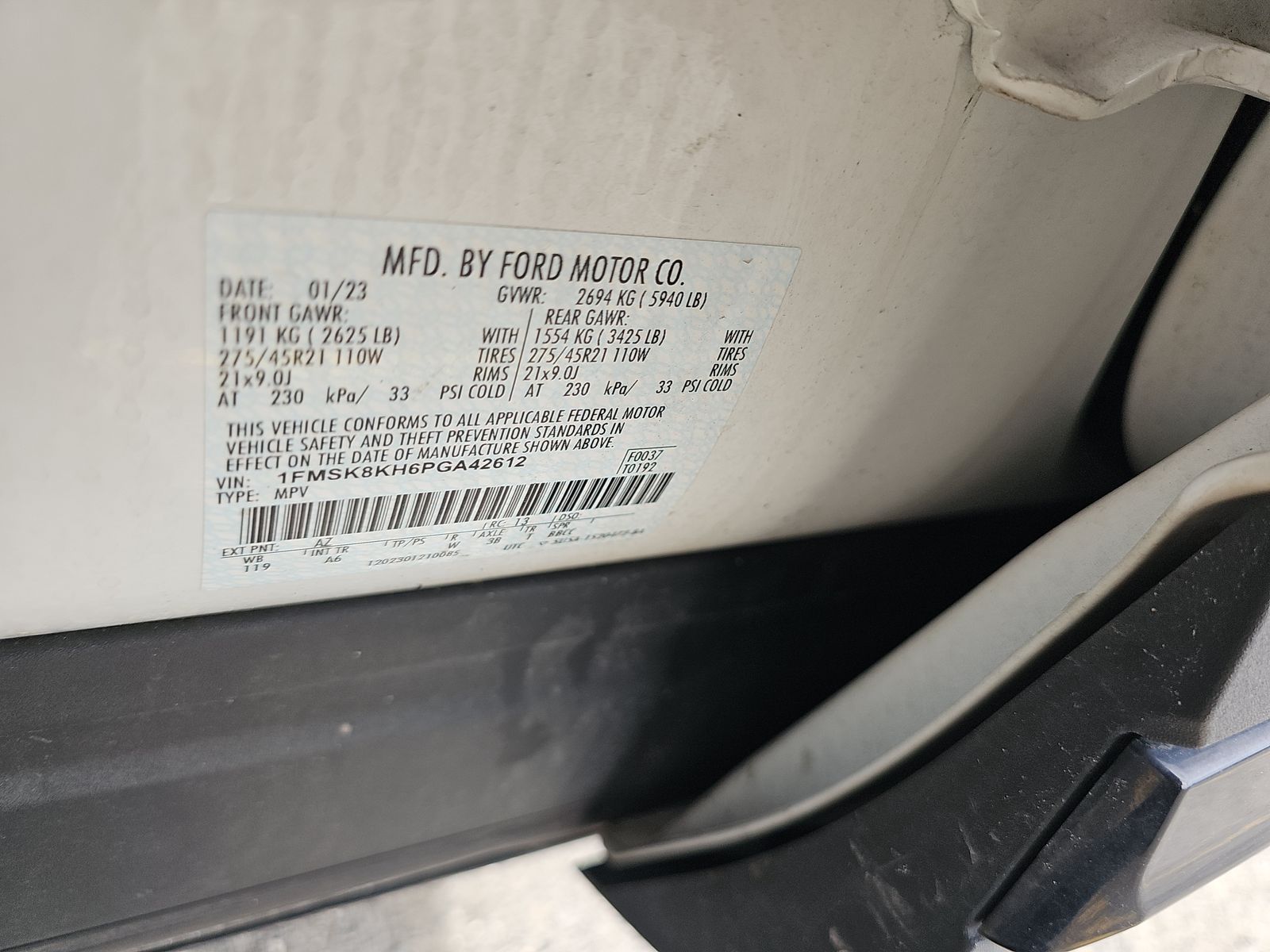 2023 Ford Explorer ST-Line AWD