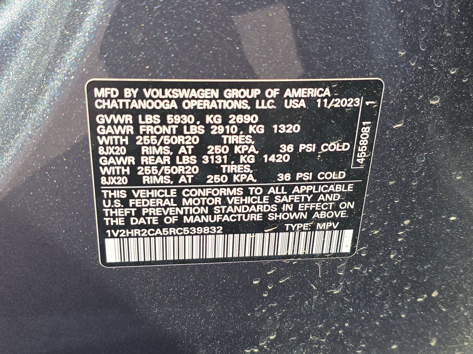 2024 Volkswagen Atlas 2.0T SE AWD