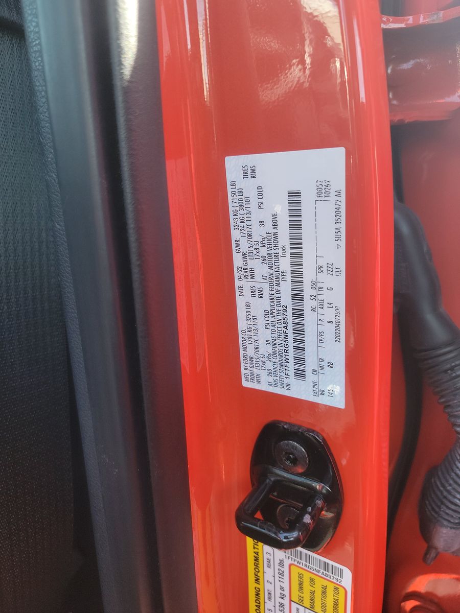 2022 Ford F-150 Raptor AWD