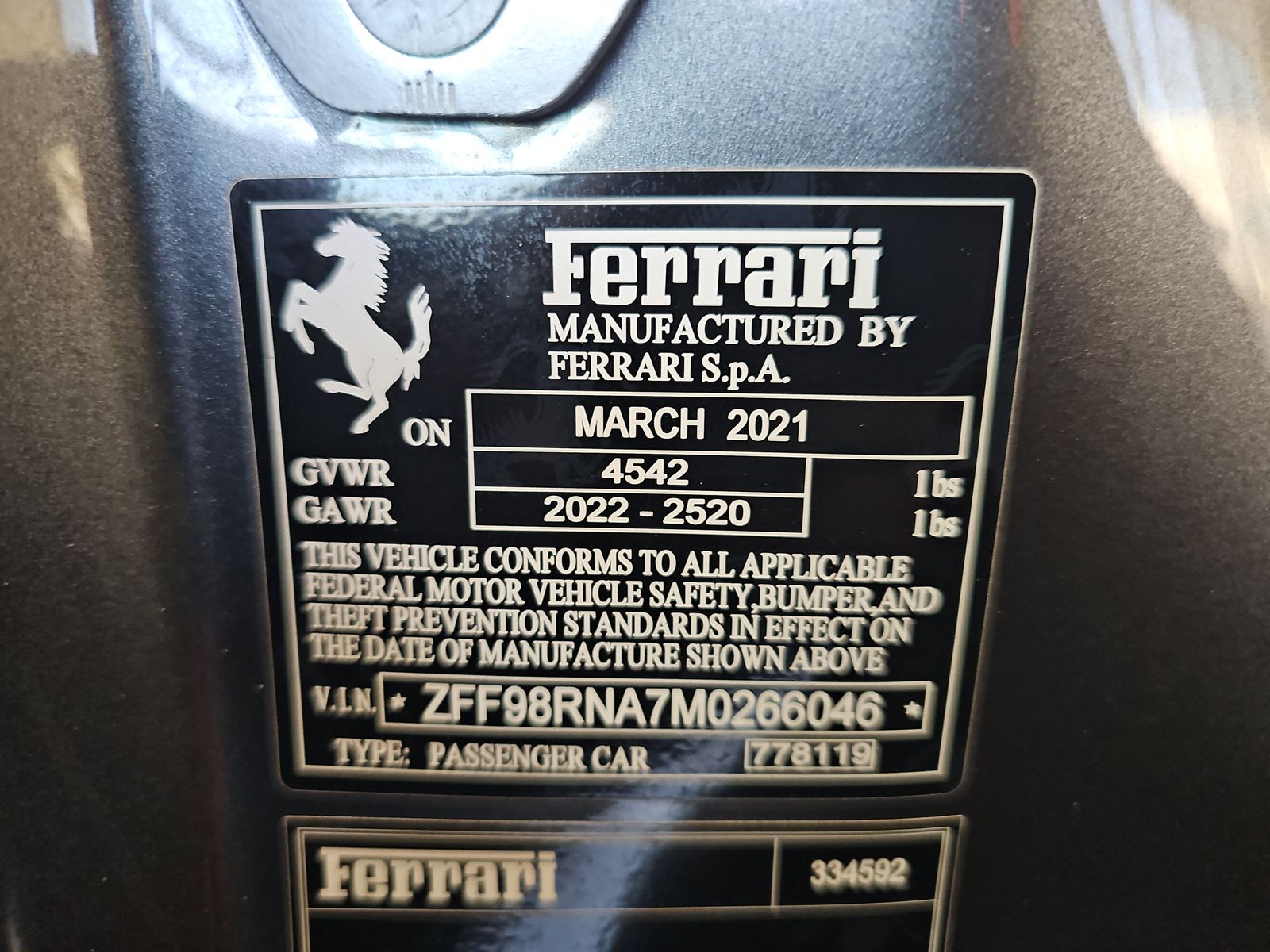 2021 Ferrari Roma Base RWD