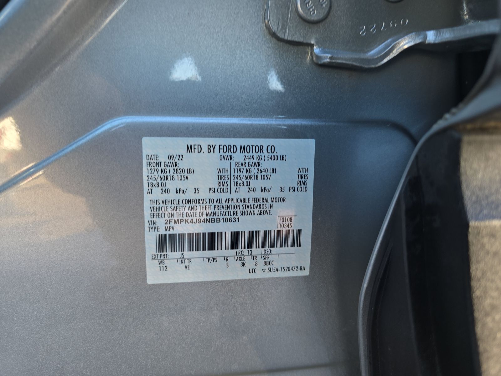 2022 Ford Edge SEL AWD