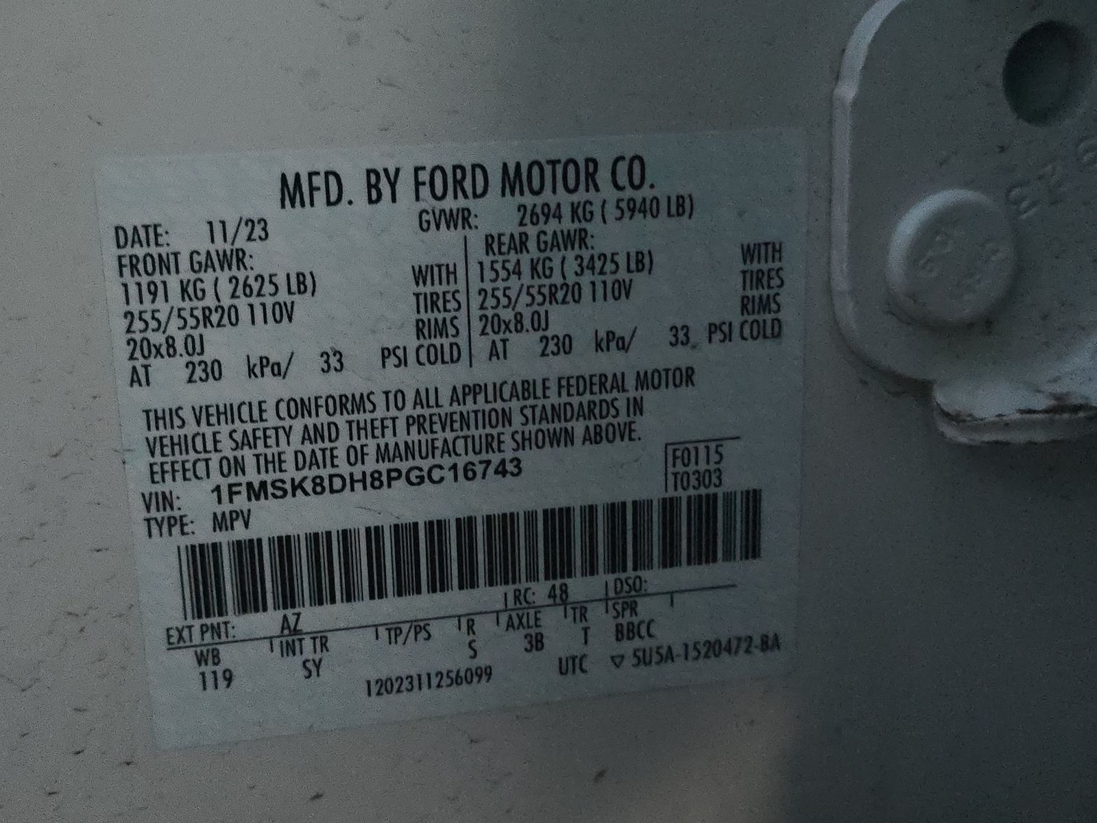 2023 Ford Explorer XLT AWD