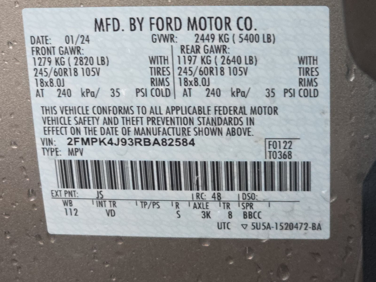 2024 Ford Edge SEL AWD