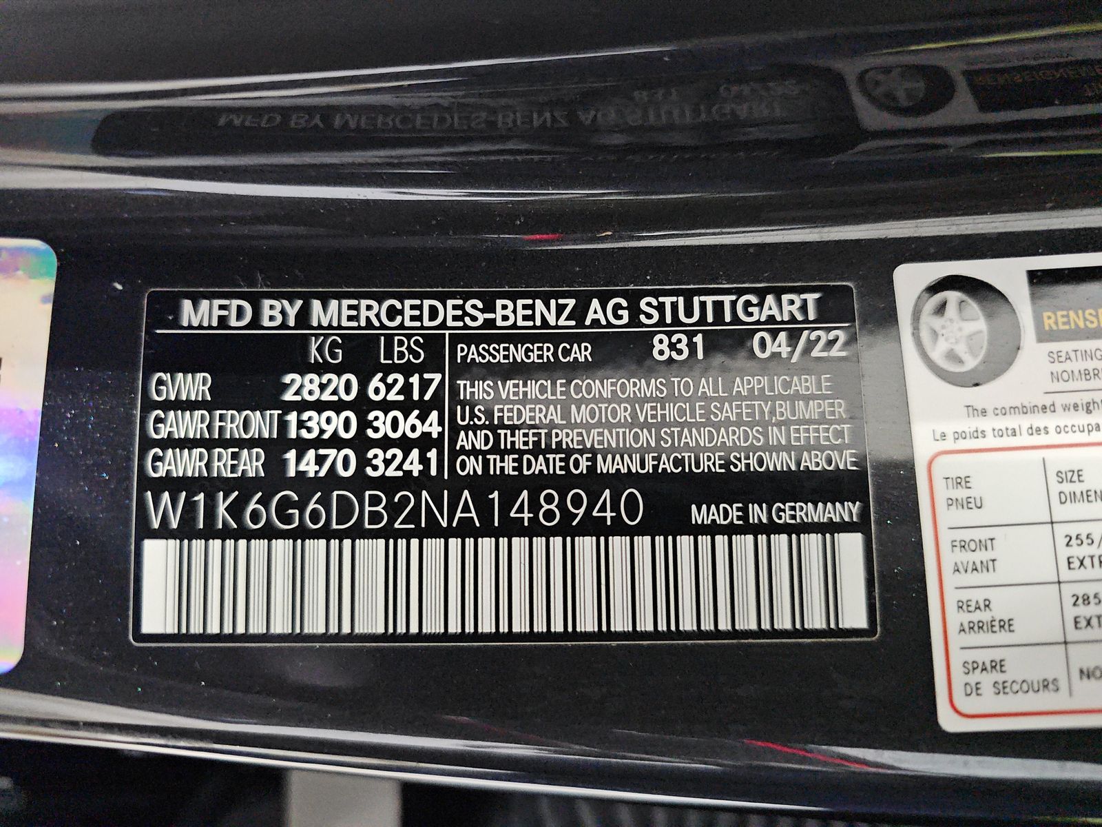 2022 Mercedes-Benz S-Class S 500 AWD