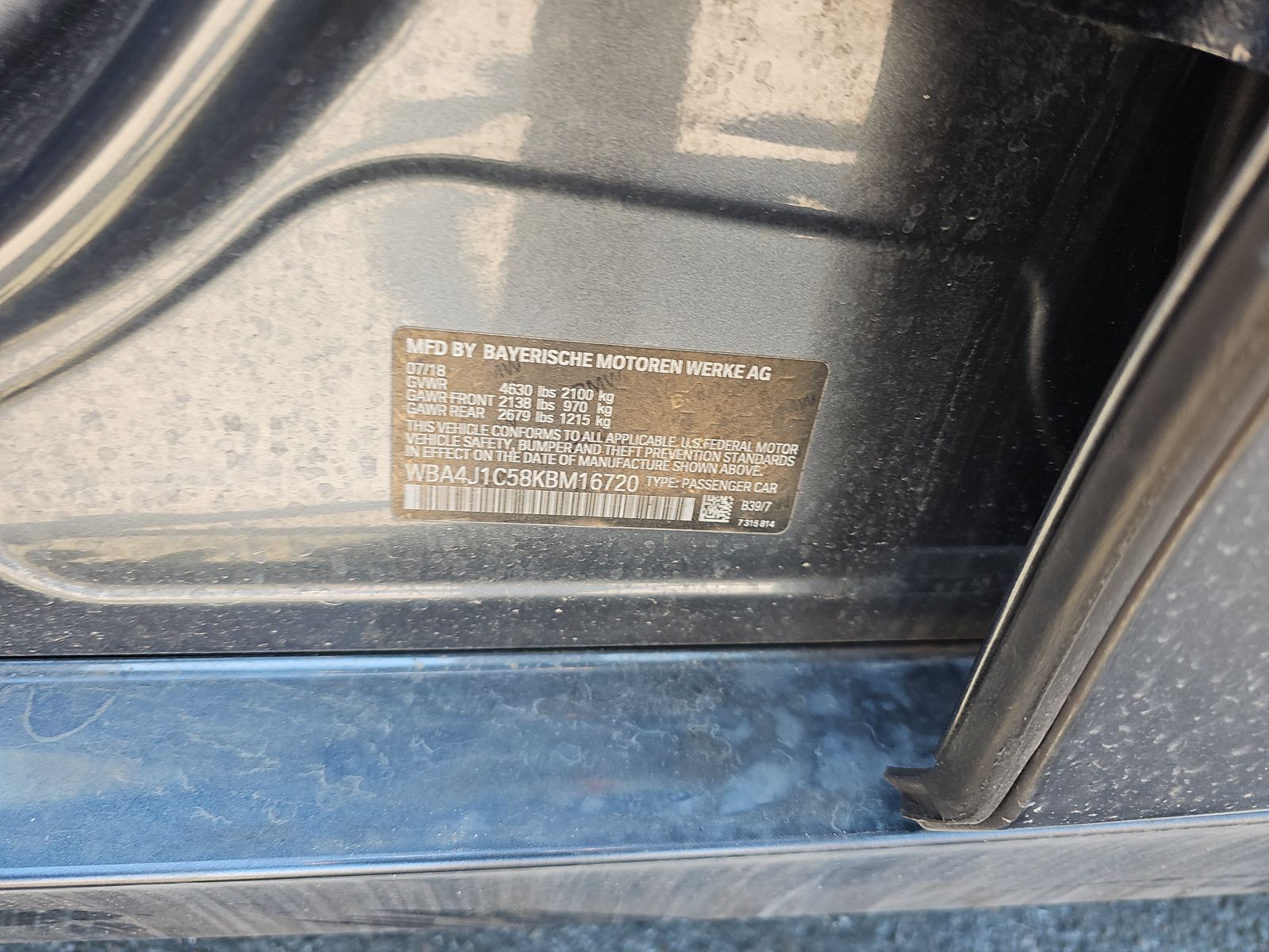 2019 BMW 4 Series 430i RWD