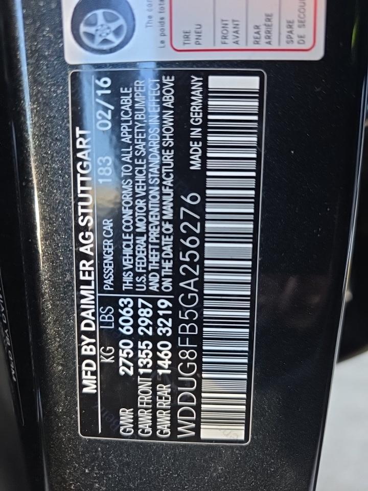 2016 Mercedes-Benz S-Class S 550 AWD