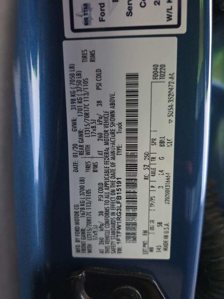 2020 Ford F-150 Raptor AWD