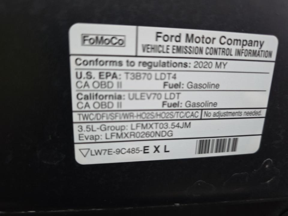 2020 Ford F-150 Raptor AWD