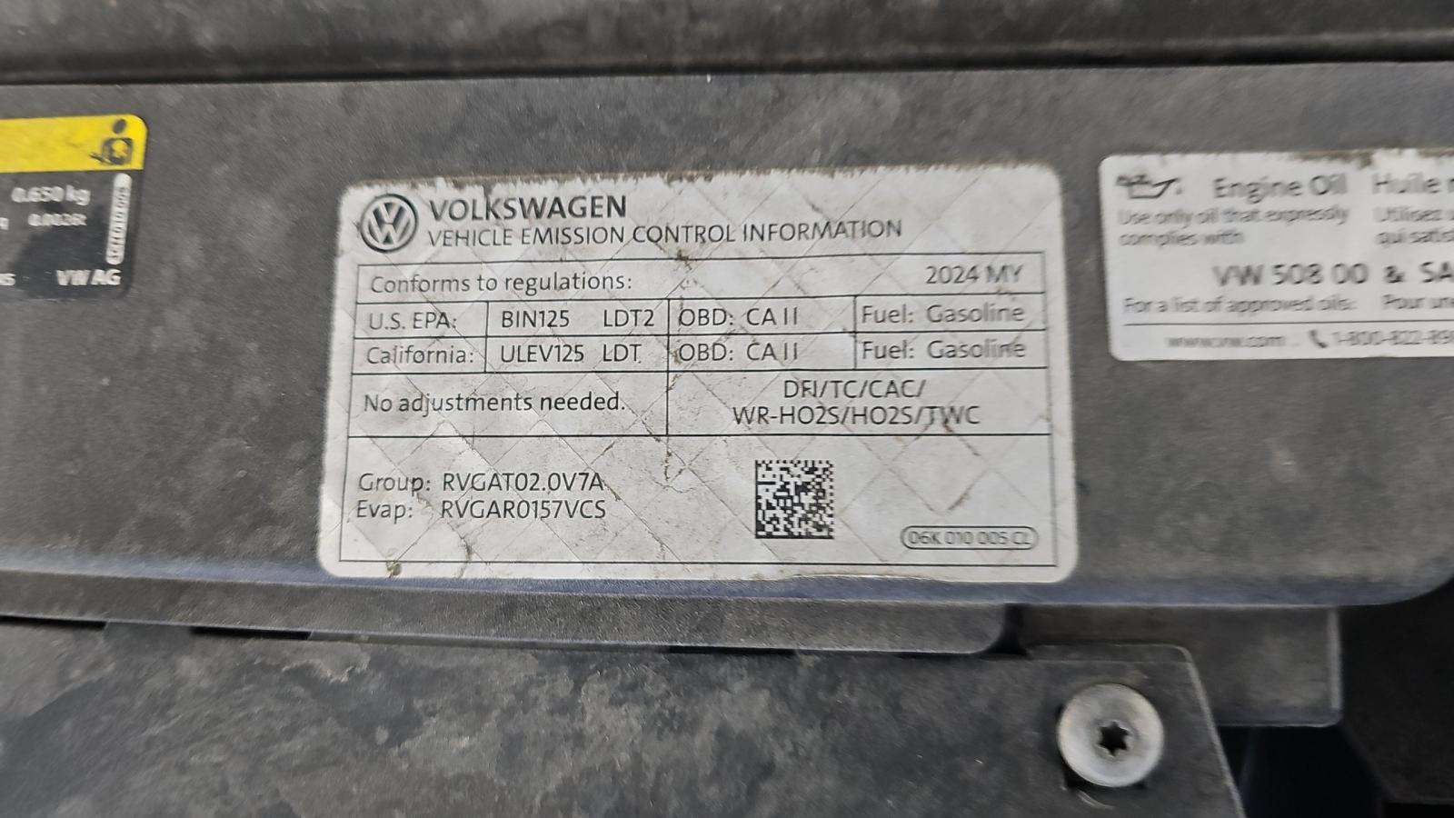 2024 Volkswagen Atlas 2.0T SE AWD