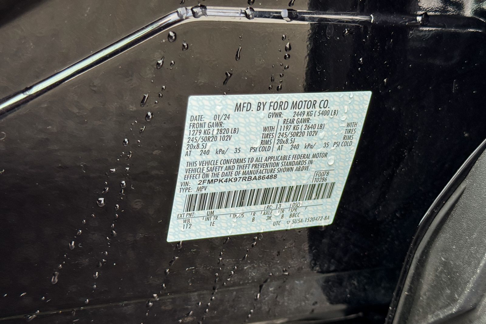 2024 Ford Edge Titanium AWD