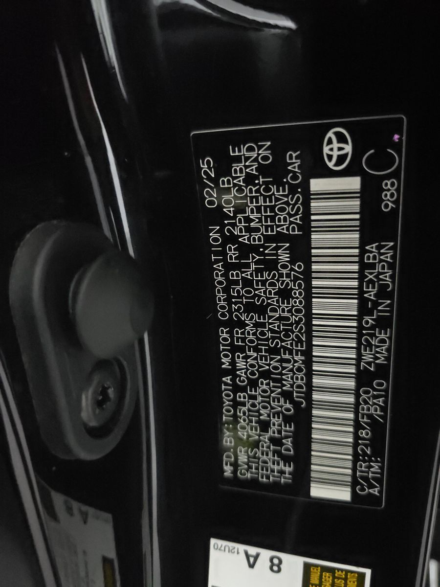 2025 Toyota Corolla Hybrid LE FWD