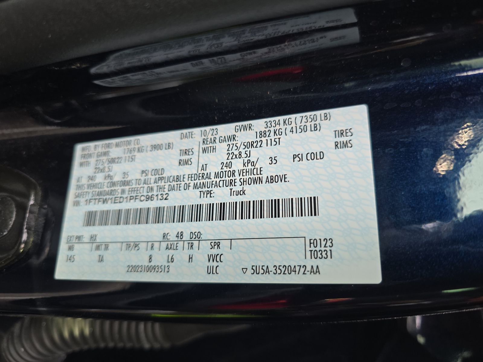 2023 Ford F-150 Hybrid Limited AWD