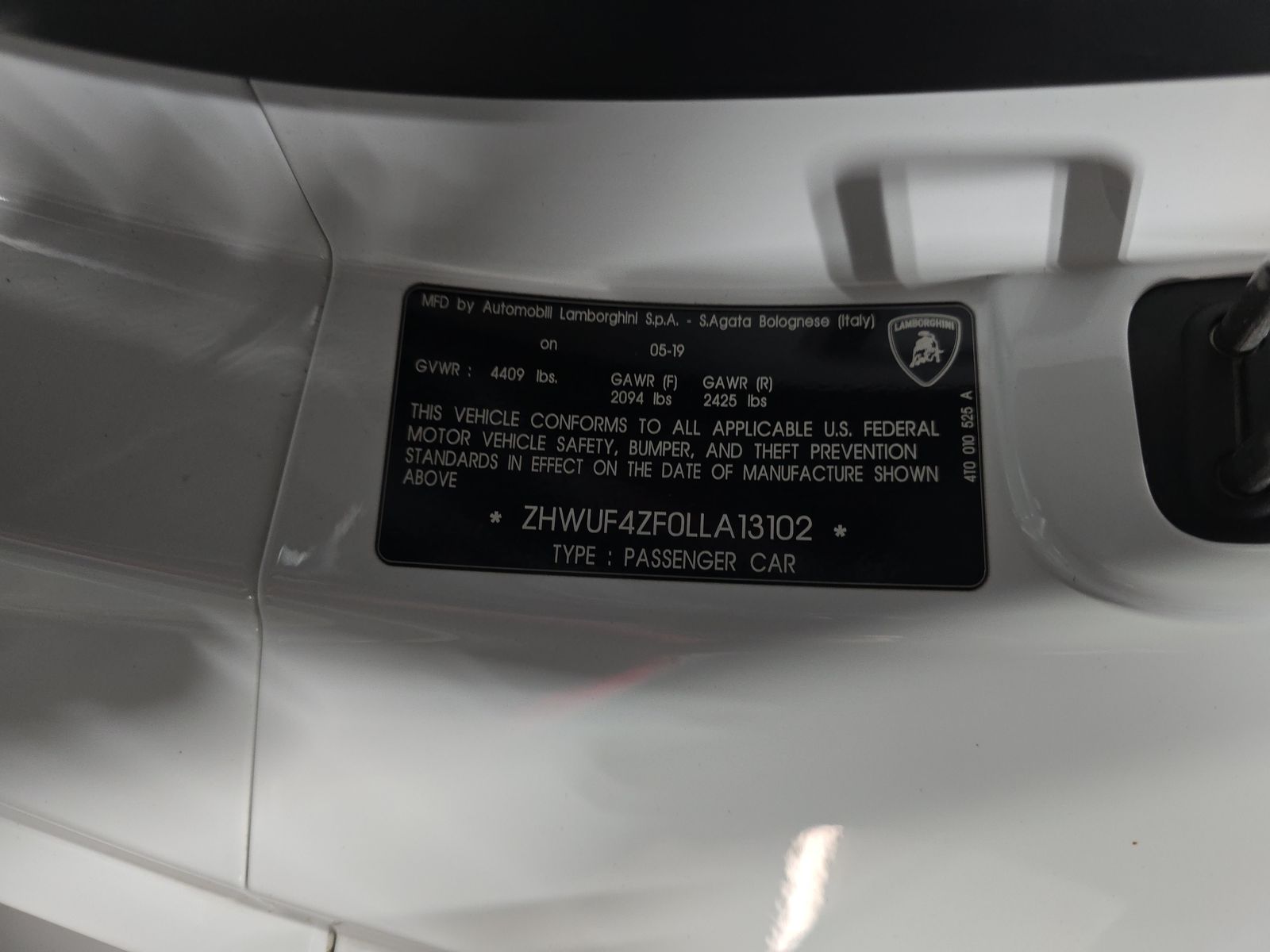 2020 Lamborghini Huracan EVO AWD