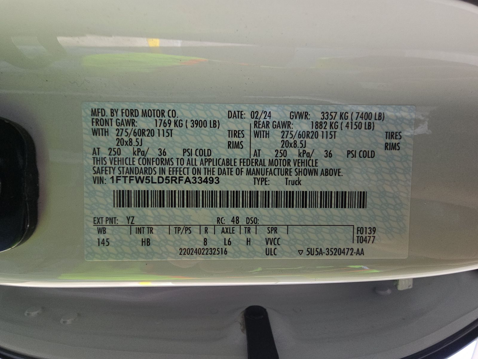 2024 Ford F-150 Hybrid Lariat AWD