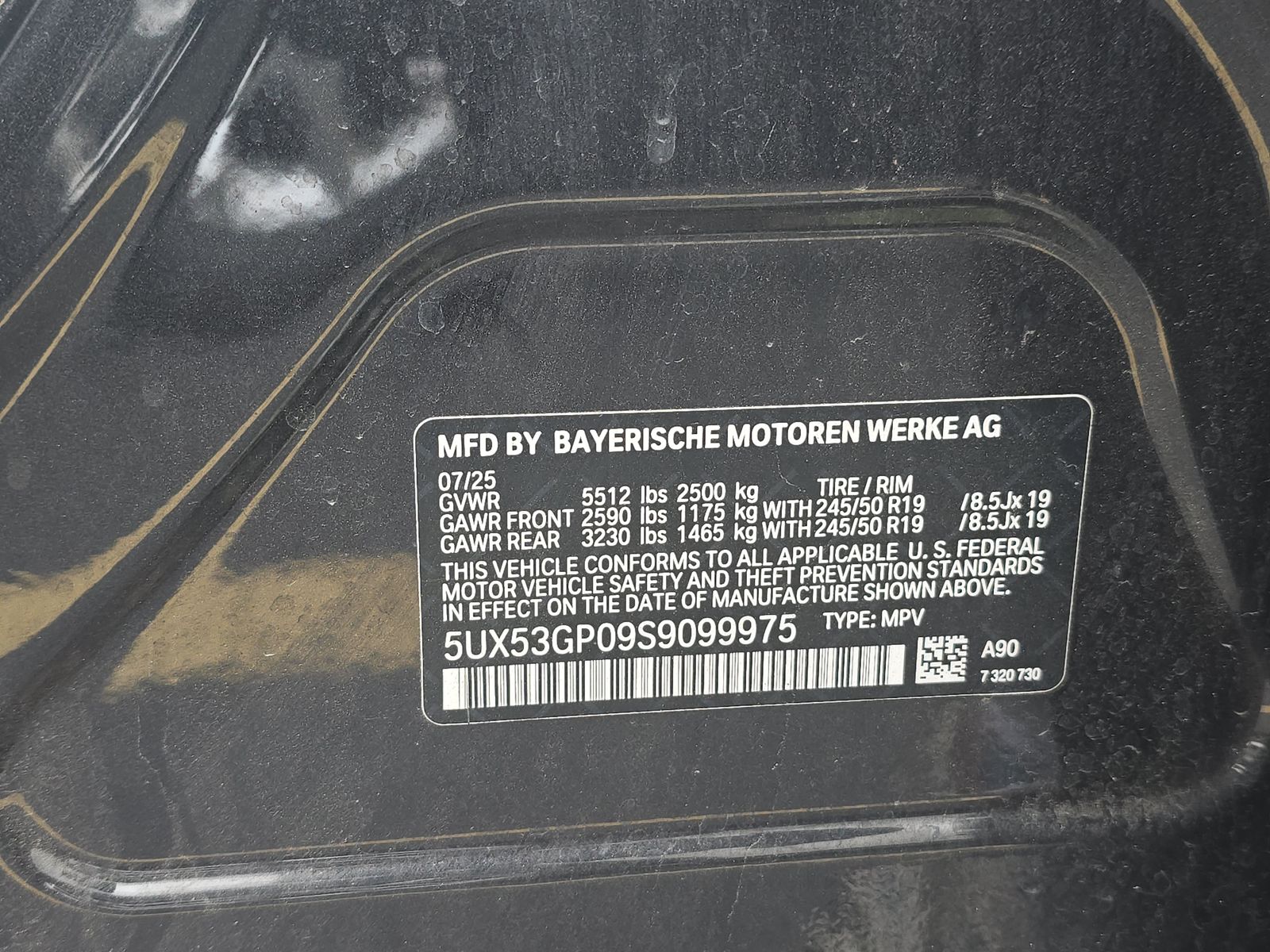 2025 BMW X3 xDrive30i AWD