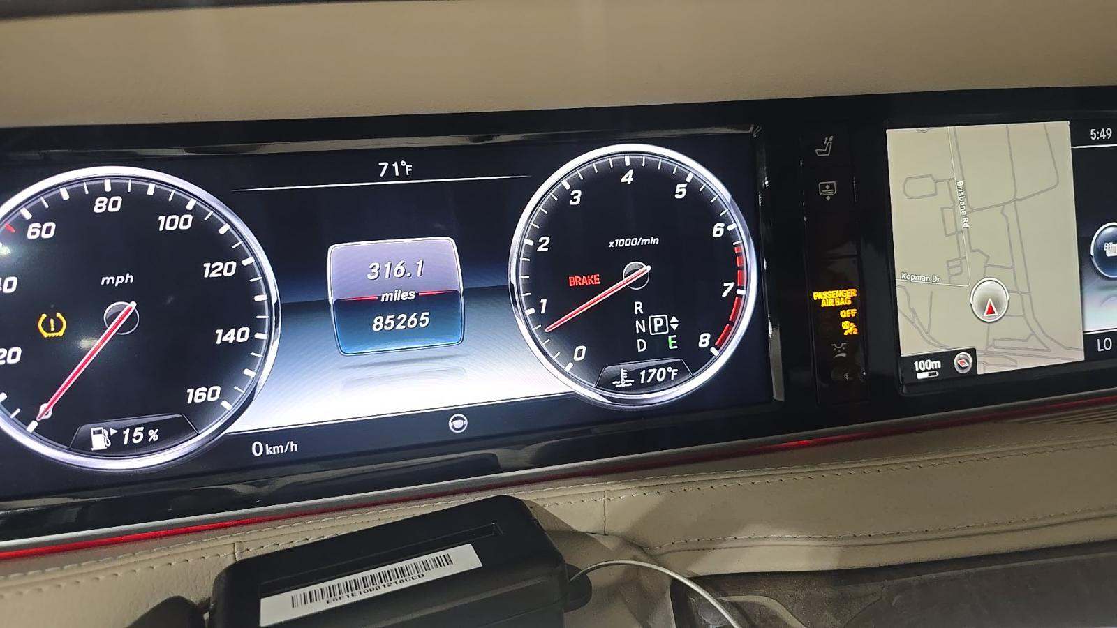 2015 Mercedes-Benz S-Class S 550 AWD