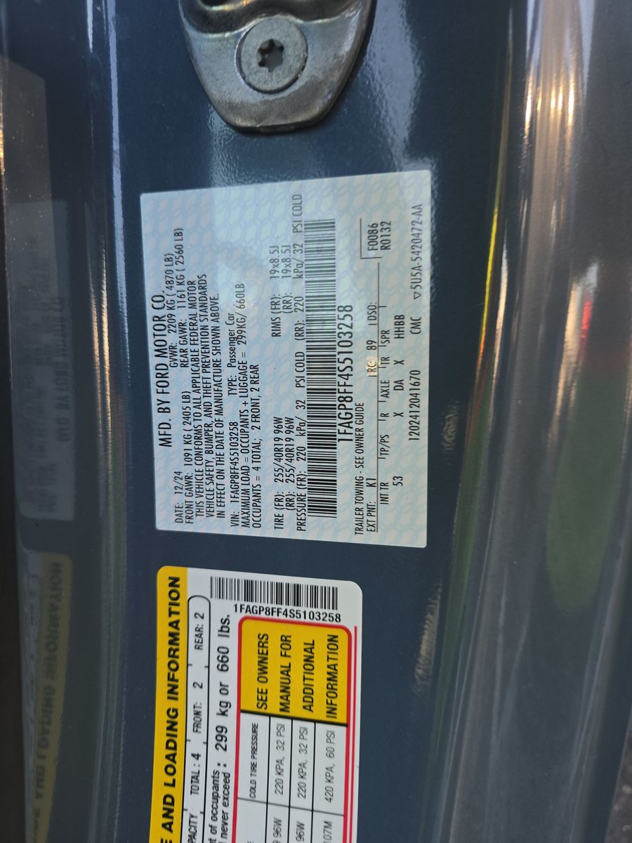 2025 Ford Mustang GT Premium RWD