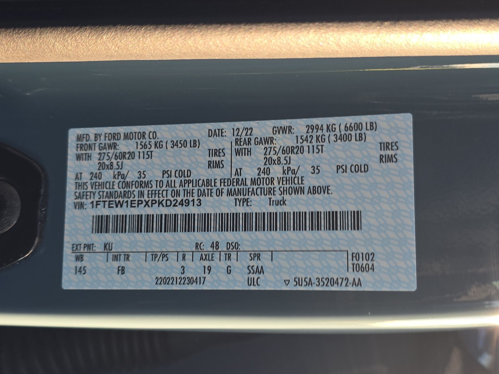 2023 Ford F-150 XLT AWD