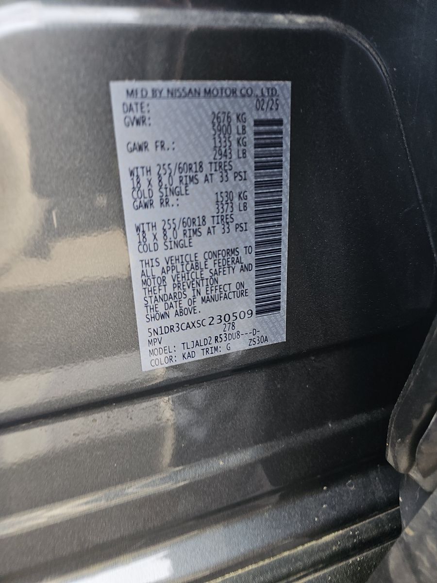 2025 Nissan Pathfinder SL FWD