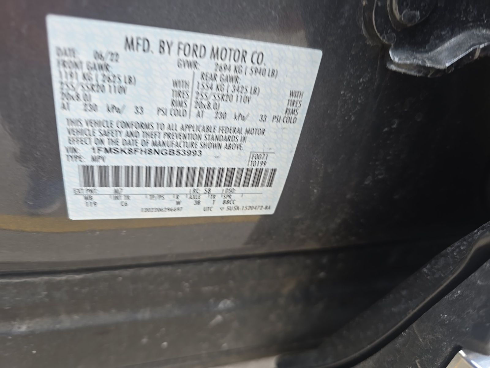 2022 Ford Explorer Limited AWD