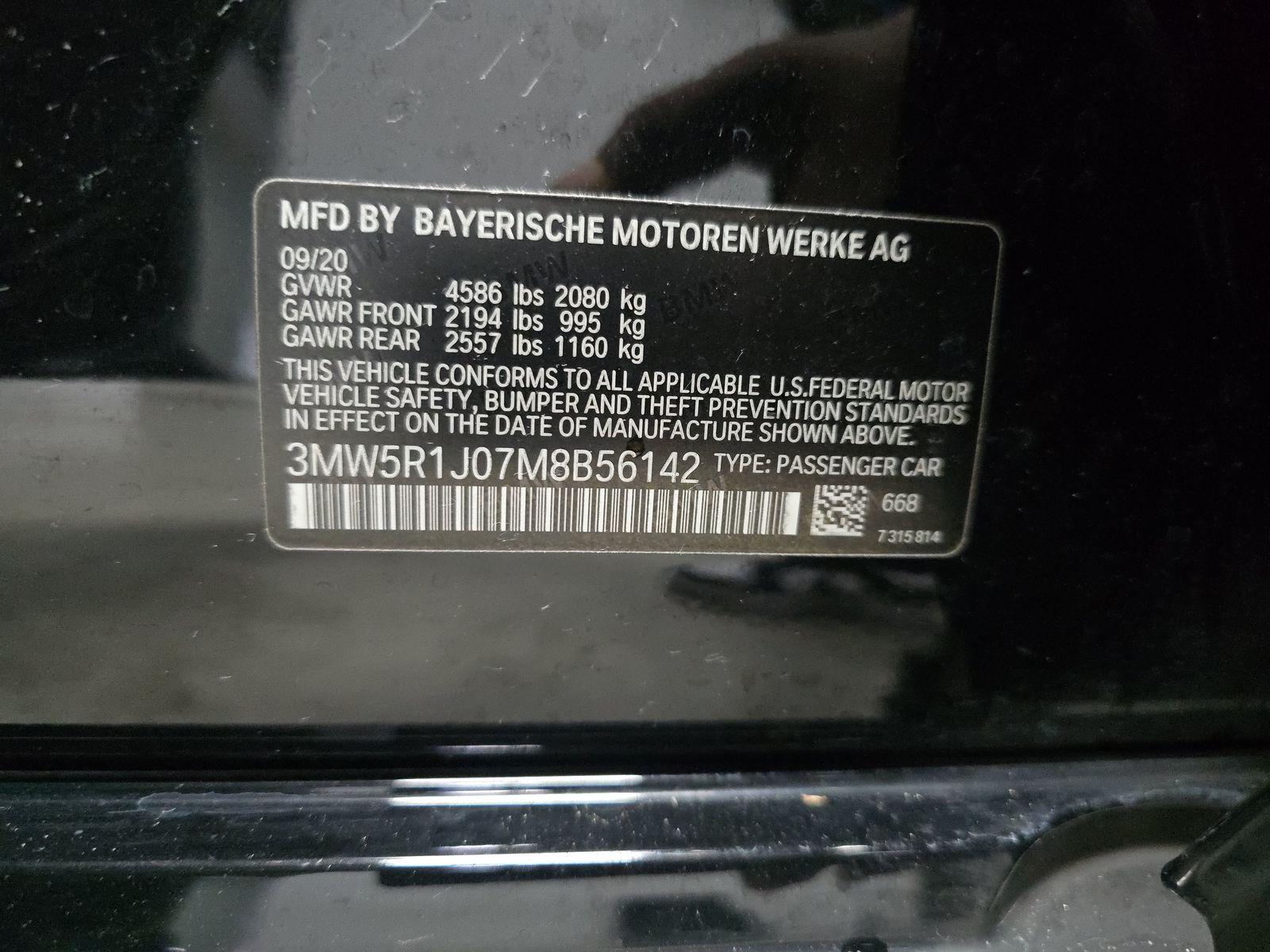 2021 BMW 3 Series 330i RWD