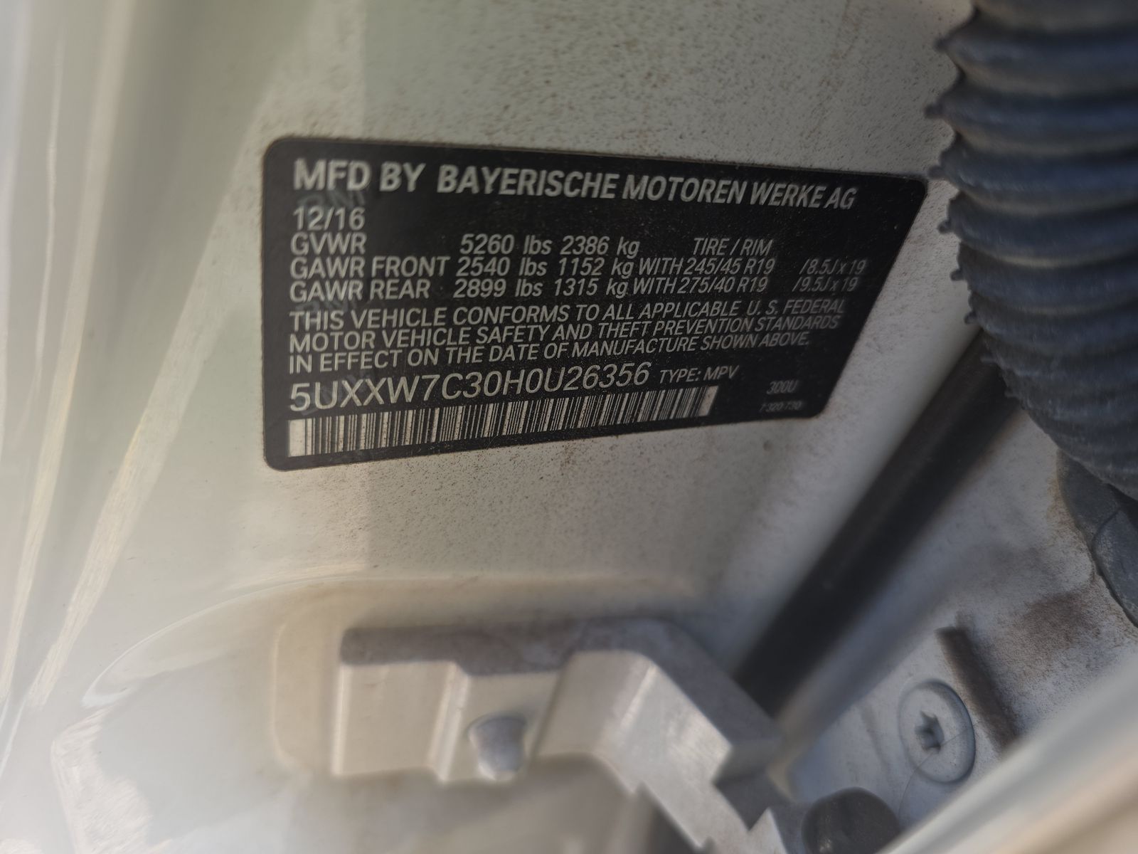 2017 BMW X4 M40i AWD