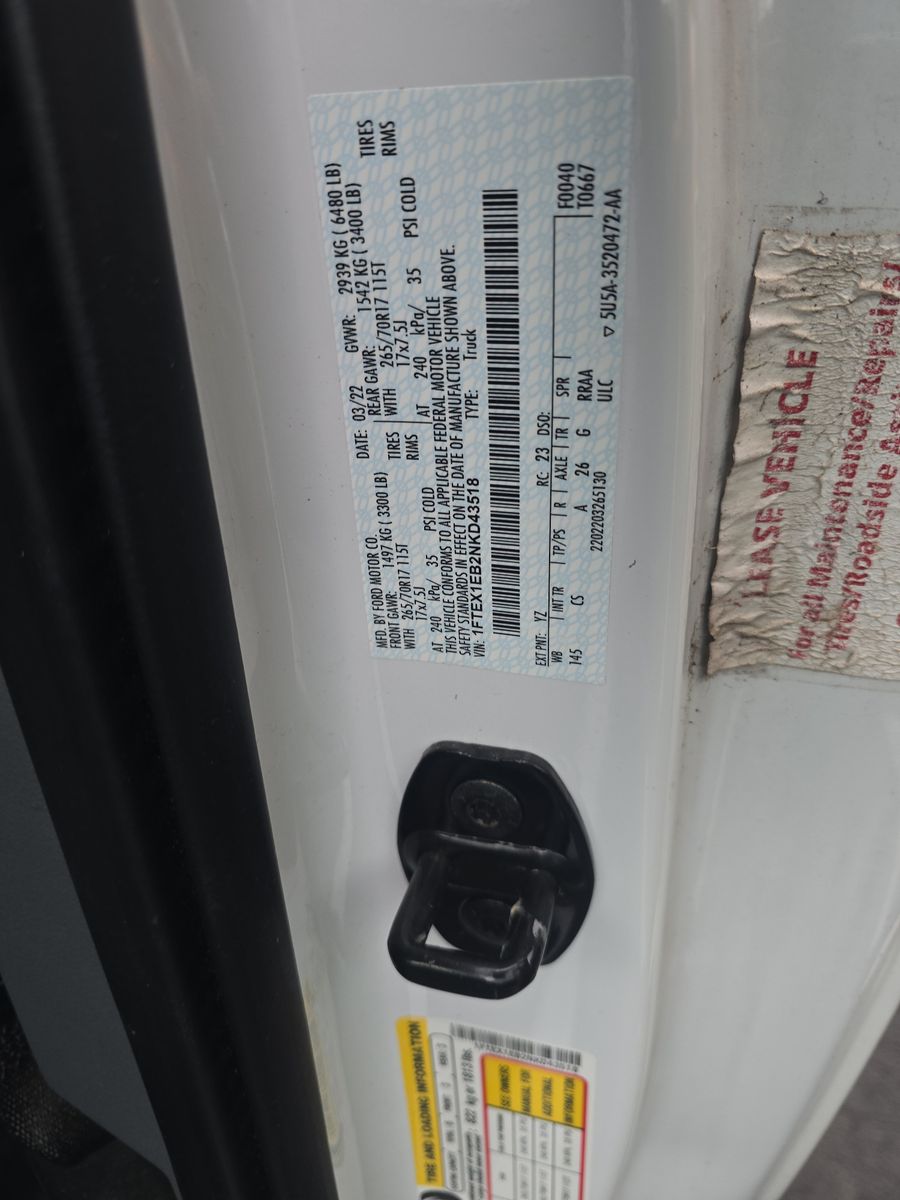 2022 Ford F-150 XL AWD