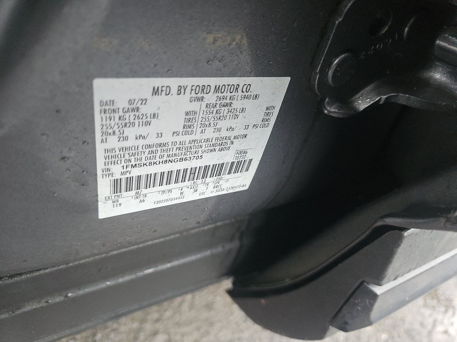 2022 Ford Explorer ST-Line AWD