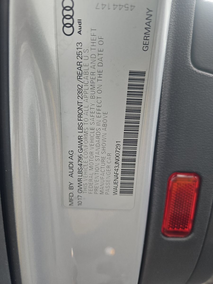 2018 Audi A4 Premium Plus AWD