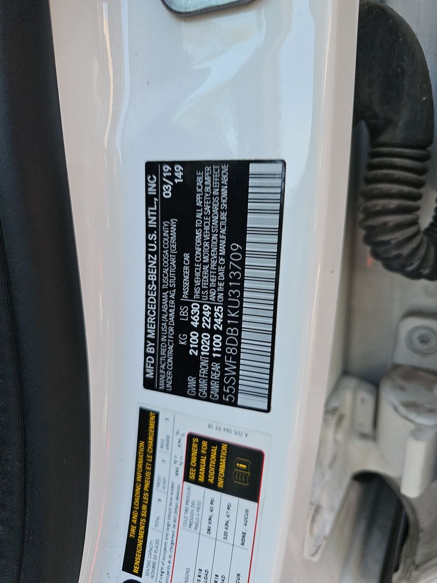 2019 Mercedes-Benz C-Class C 300 RWD