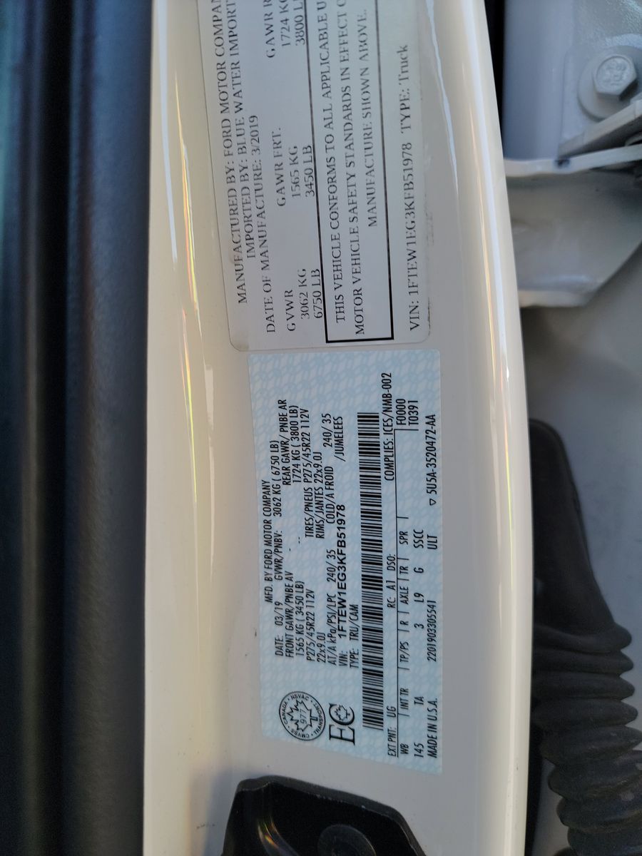 2019 Ford F-150 Limited AWD