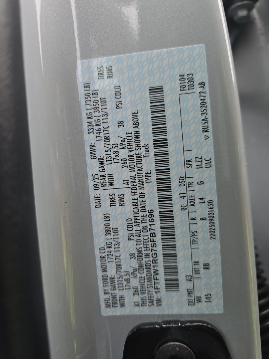 2025 Ford F-150 Raptor AWD