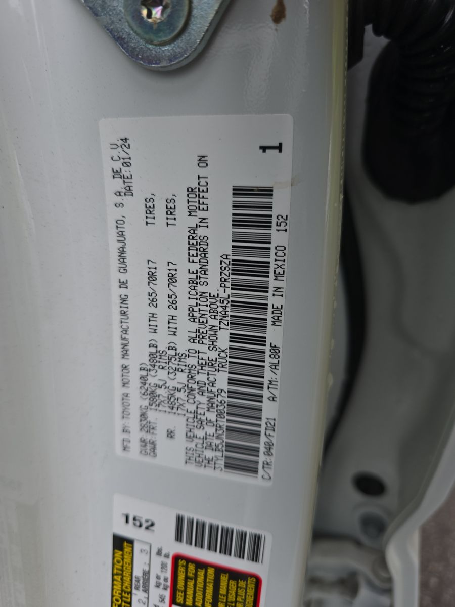 2024 Toyota Tacoma TRD Off-Road AWD