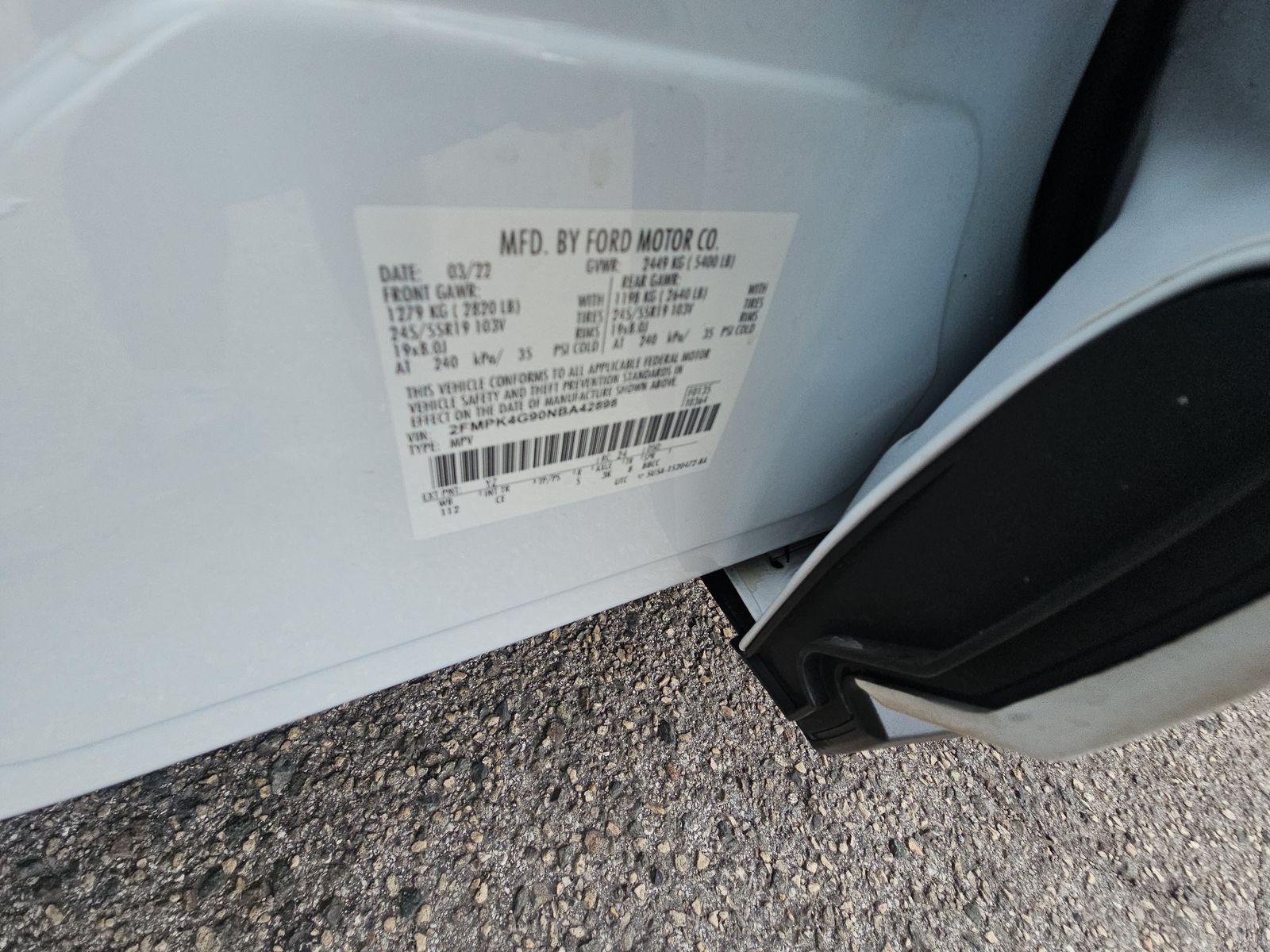 2022 Ford Edge SE AWD