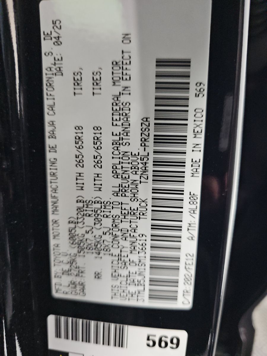 2025 Toyota Tacoma TRD Sport AWD