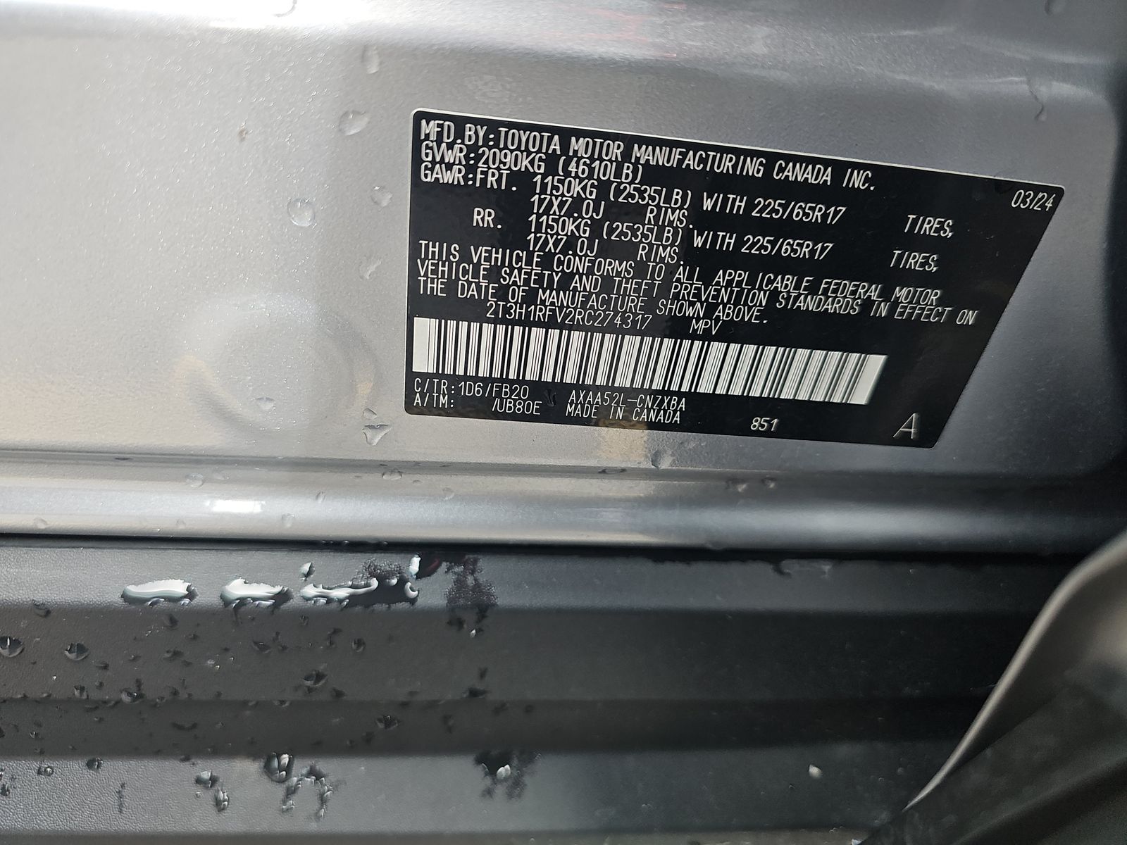 2024 Toyota RAV4 LE FWD