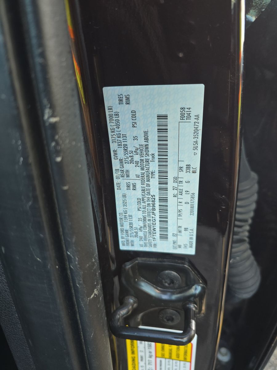 2018 Ford F-150 Platinum AWD