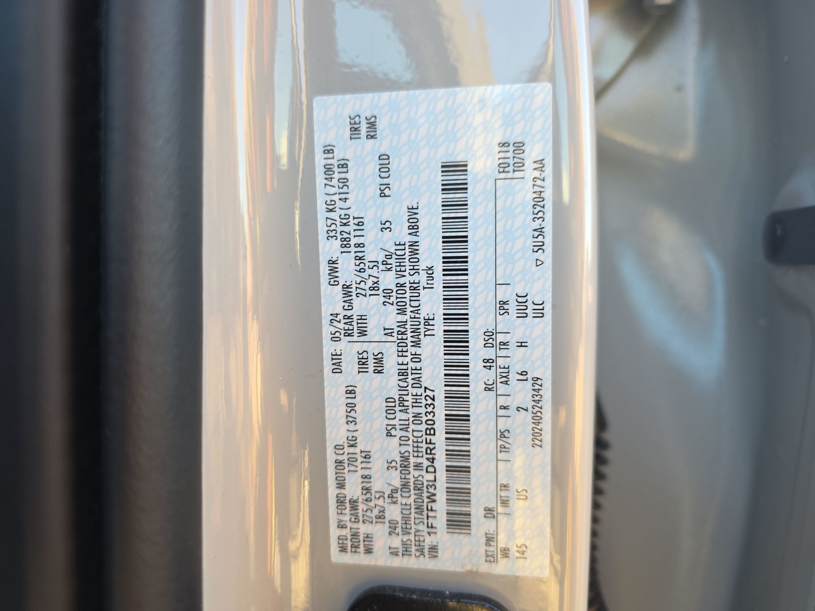 2024 Ford F-150 Hybrid XLT AWD