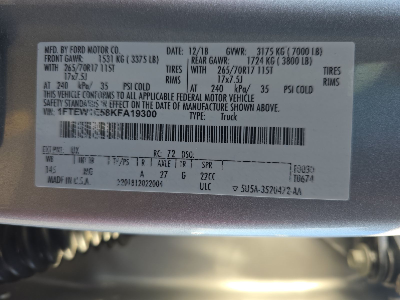 2019 Ford F-150 XLT AWD