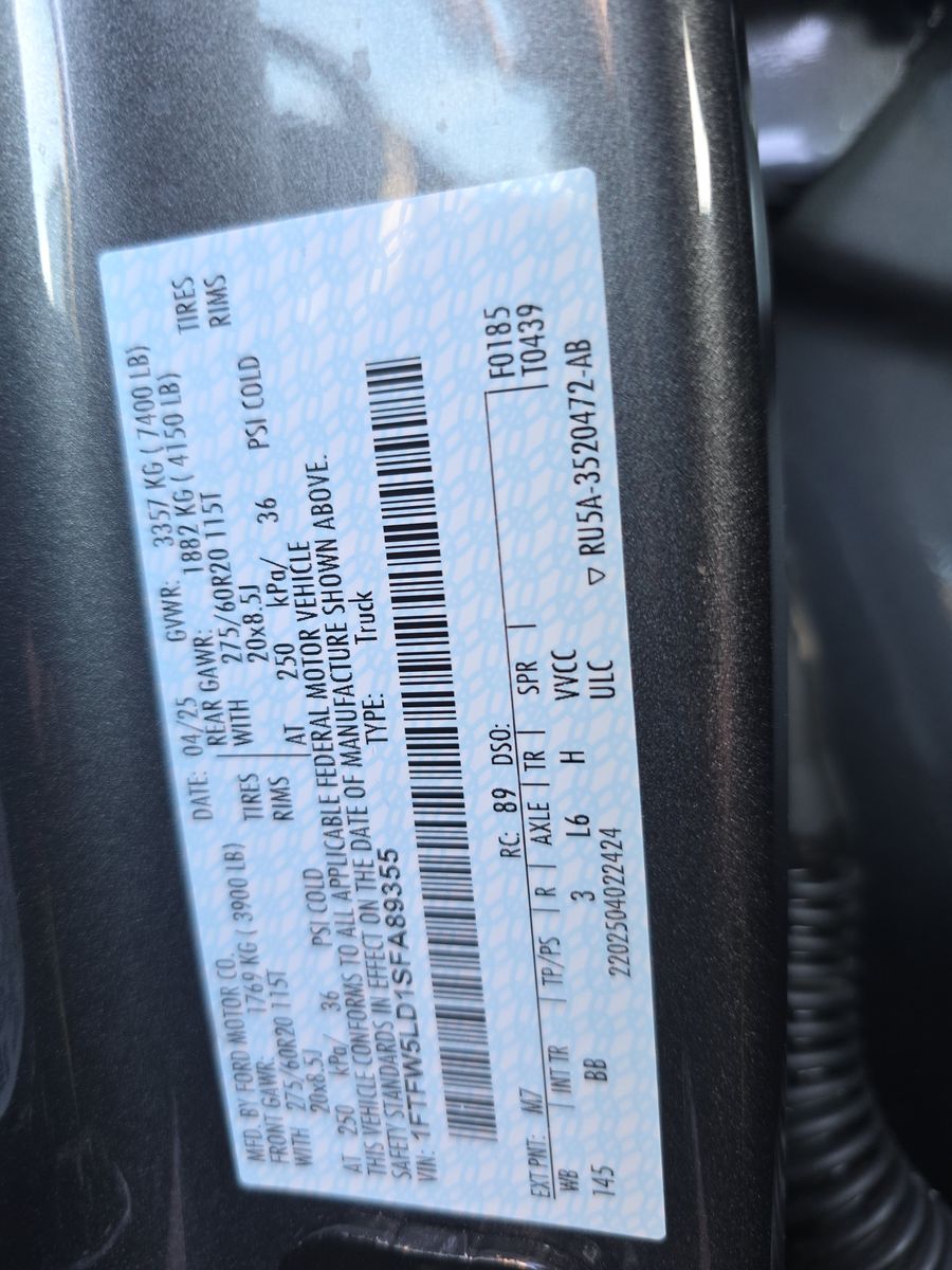 2025 Ford F-150 Hybrid Lariat AWD